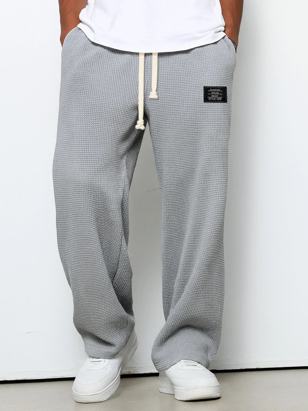 New Drawstring Elastic Casual Pants